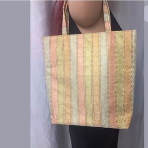 Silk bamboo kimono tote